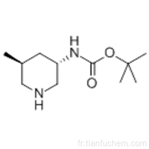 Acide carbamique, N - [(3S, 5S) -5-méthyl-3-pipéridinyl], 1,1-diméthyléthyl ester CAS 951163-61-4